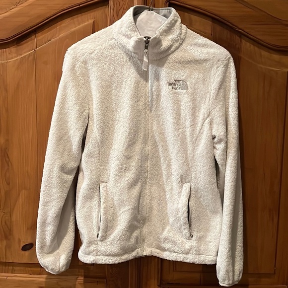 The North Face Jacket Women’s,Sz:SM/P White Osito Fleece Full Zip Pockets Casual - Picture 5 of 10